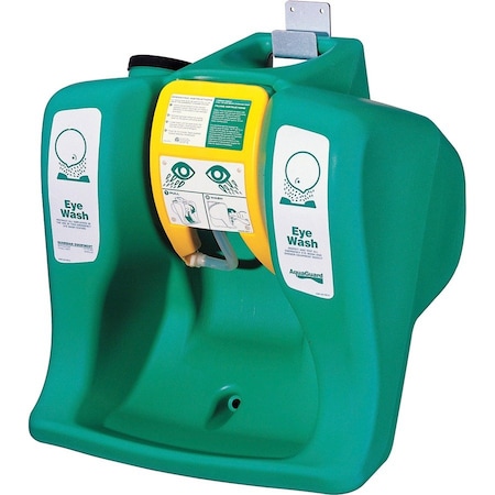 Guardian Eyewash, Portable, Self-Contained, 16 Gal, Green GUA1540B
